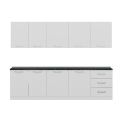 Minar 280 Cm Mutfak Dolabı Beyaz 280-B2