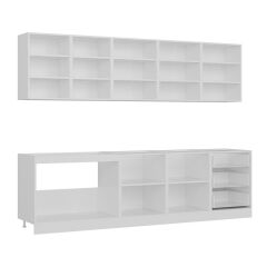 Minar 280 Cm Mutfak Dolabı Beyaz 280-B2