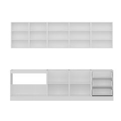 Minar 280 Cm Mutfak Dolabı Beyaz 280-B2