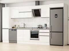 Alvinka 400X222 Cm High Gloss Mutfak Dolabı Mbb-E90B50S60-2