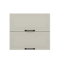 Alvinka Mutfak Modül Mbr_A Üst 2Yk1R 80-H72Cm Dolap Beyaz Kumtaşı Mdf