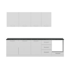 Minar 280 Cm Mutfak Dolabı Beyaz 280-B3