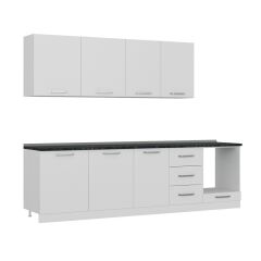 Minar 280 Cm Mutfak Dolabı Beyaz 280-B3