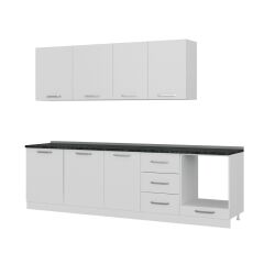 Minar 280 Cm Mutfak Dolabı Beyaz 280-B3