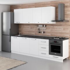 Minar 280 Cm Mutfak Dolabı Beyaz 280-B3