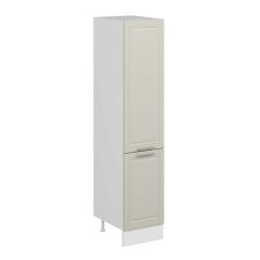 Alvinka Mutfak Modül Mbr_C 45-H210Cm Boy Dolabı Beyaz Kumtaşı Suntalam