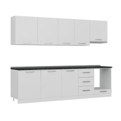 Minar 280 Cm Mutfak Dolabı Beyaz 280-B5