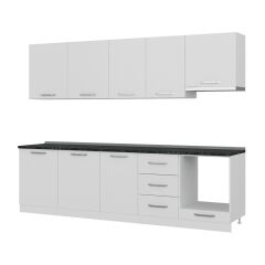 Minar 280 Cm Mutfak Dolabı Beyaz 280-B5