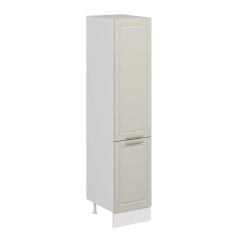 Alvinka Mutfak Modül Mbr_C 45-H210Cm Boy Dolabı Beyaz Kumtaşı Mdf