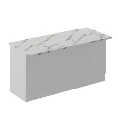 Alvinka 180 Cm Mbr_B Ada Mutfak Dolabı Beyaz Beyaz Suntalam