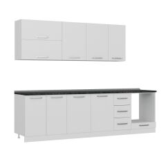 Minar 280 Cm Mutfak Dolabı Beyaz 280-B6