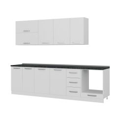 Minar 280 Cm Mutfak Dolabı Beyaz 280-B6