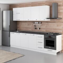 Minar 280 Cm Mutfak Dolabı Beyaz 280-B6