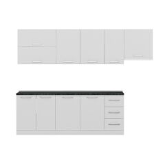 Minar 280 Cm Mutfak Dolabı Beyaz 280-B7