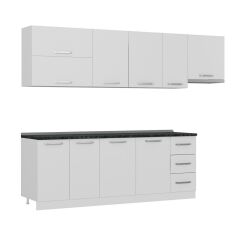 Minar 280 Cm Mutfak Dolabı Beyaz 280-B7