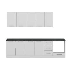 Minar 280 Cm Mutfak Dolabı Beyaz 280-B9