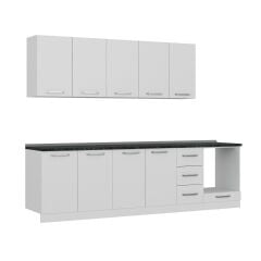 Minar 280 Cm Mutfak Dolabı Beyaz 280-B9