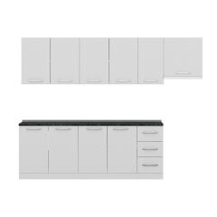 Minar 280 Cm Mutfak Dolabı Beyaz 280-B10