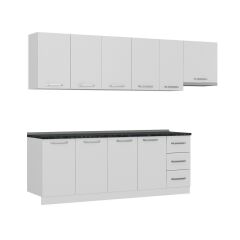 Minar 280 Cm Mutfak Dolabı Beyaz 280-B10