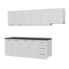 Minar 280 Cm Mutfak Dolabı Beyaz 280-B10