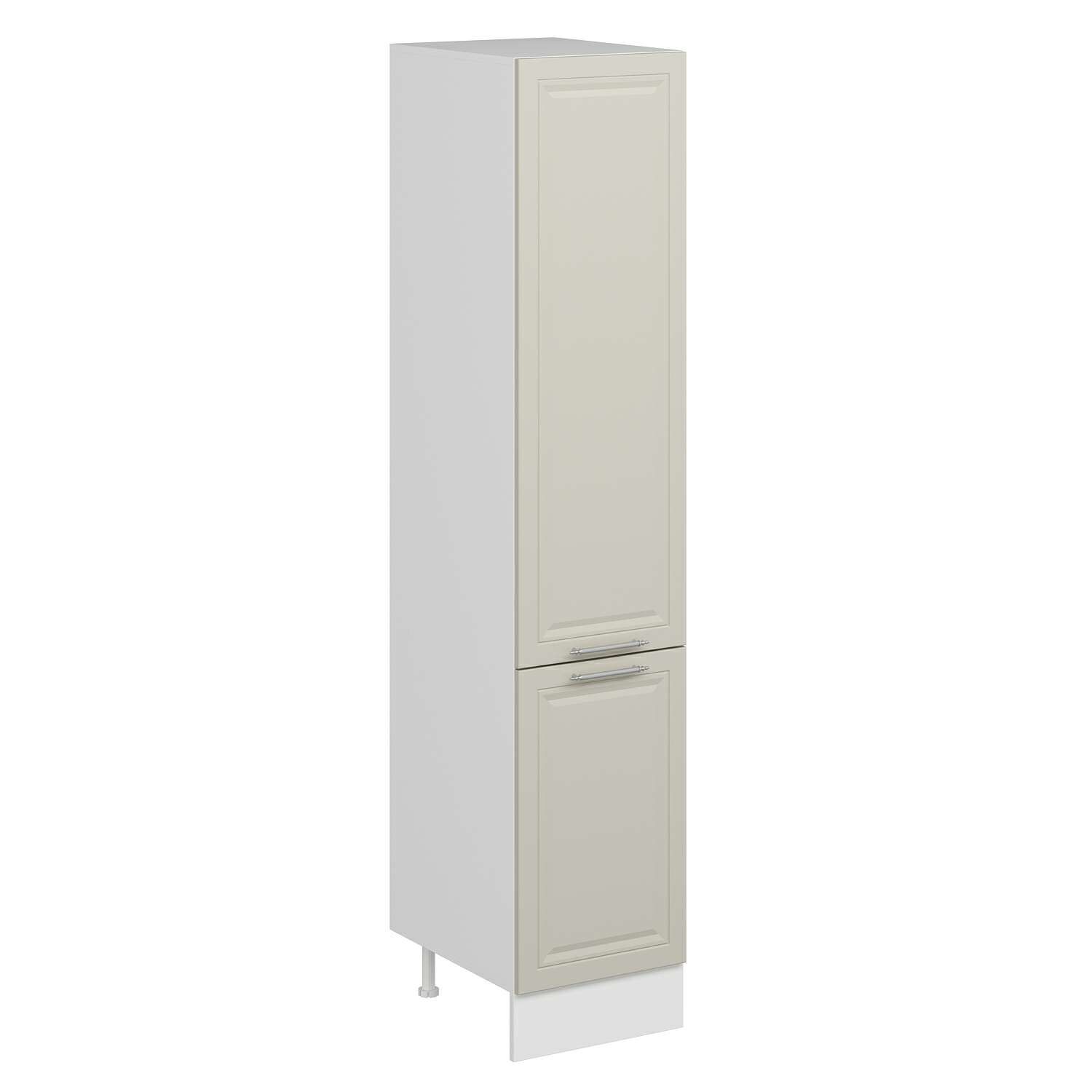 Alvinka Mutfak Modül Mbr_C 45-H222Cm Boy Dolabı Beyaz Kumtaşı Suntalam