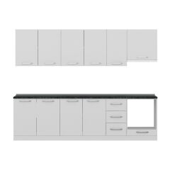 Minar 280 Cm Mutfak Dolabı Beyaz 280-B11