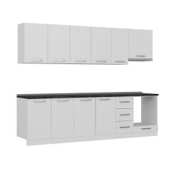 Minar 280 Cm Mutfak Dolabı Beyaz 280-B11