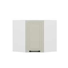 Alvinka Mutfak Modül Mbr_A Üst 1Dk1R 60-H60Cm Köşe Dolap Beyaz Kumtaşı Suntalam