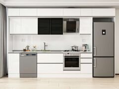 Alvinka 360X240 Cm High Gloss Mutfak Dolabı Mb-E80S40S40-3