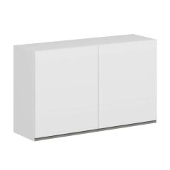 Alvinka Mutfak Modül Hg_J Üst 2Dk1R 120-H72Cm Dolap Beyaz Beyaz