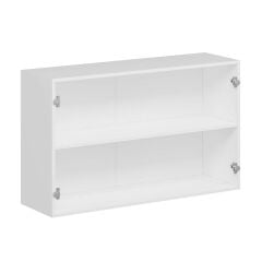 Alvinka Mutfak Modül Hg_J Üst 2Dk1R 120-H72Cm Dolap Beyaz Beyaz