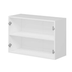 Alvinka Mutfak Modül Hg_J Üst 2Dk1R 90-H60Cm Dolap Beyaz Beyaz