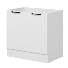 Alvinka Mutfak Modül Mbr_A Alt 2K 90Cm Evye Dolap Beyaz Beyaz