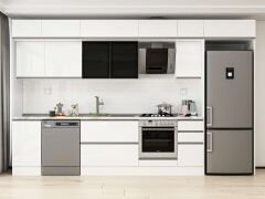 Alvinka 365X240 Cm High Gloss Mutfak Dolabı Mb-E80S45S40-3