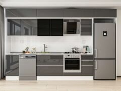 Alvinka 365X240 Cm High Gloss Mutfak Dolabı Mb-E80S45S40-3