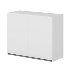 Alvinka Mutfak Modül Hg_J Üst 2Dk1R 90-H72Cm Dolap Beyaz Beyaz