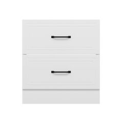 Alvinka Mutfak Modül Mbr_A Alt 2Ç 80Cm Evye Dolap Beyaz Beyaz