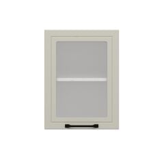 Alvinka Mutfak Modül Mbr_A Üst 1Dk1R 45-H60Cm Dolap Cam Beyaz Kumtaşı Mdf