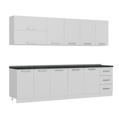 Minar 285 Cm Mutfak Dolabı Beyaz 285-B1