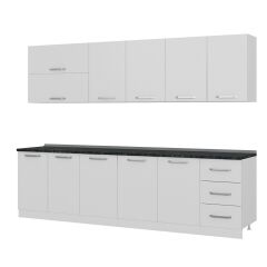 Minar 285 Cm Mutfak Dolabı Beyaz 285-B1