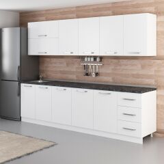 Minar 285 Cm Mutfak Dolabı Beyaz 285-B1