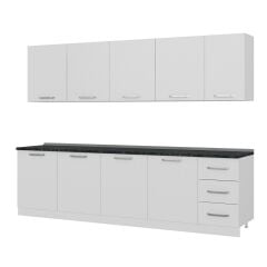 Minar 285 Cm Mutfak Dolabı Beyaz 285-B2