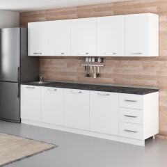 Minar 285 Cm Mutfak Dolabı Beyaz 285-B2