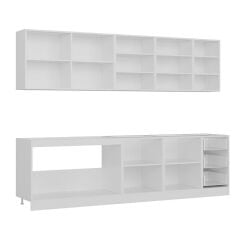 Minar 285 Cm Mutfak Dolabı Beyaz 285-B2