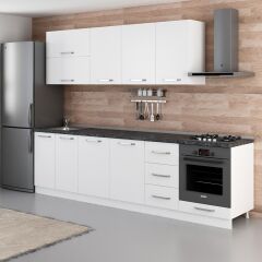 Minar 285 Cm Mutfak Dolabı Beyaz 285-B3