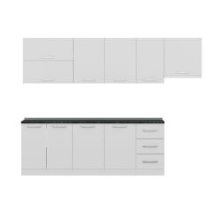 Minar 285 Cm Mutfak Dolabı Beyaz 285-B4