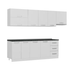 Minar 285 Cm Mutfak Dolabı Beyaz 285-B4