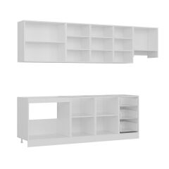 Minar 285 Cm Mutfak Dolabı Beyaz 285-B4