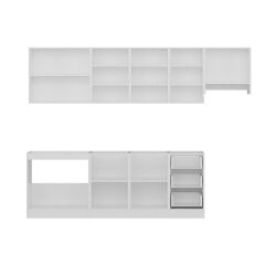 Minar 285 Cm Mutfak Dolabı Beyaz 285-B4