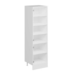 Alvinka Mutfak Modül Mbr_C 60-H210Cm Boy Dolabı Beyaz Antrasit Mdf